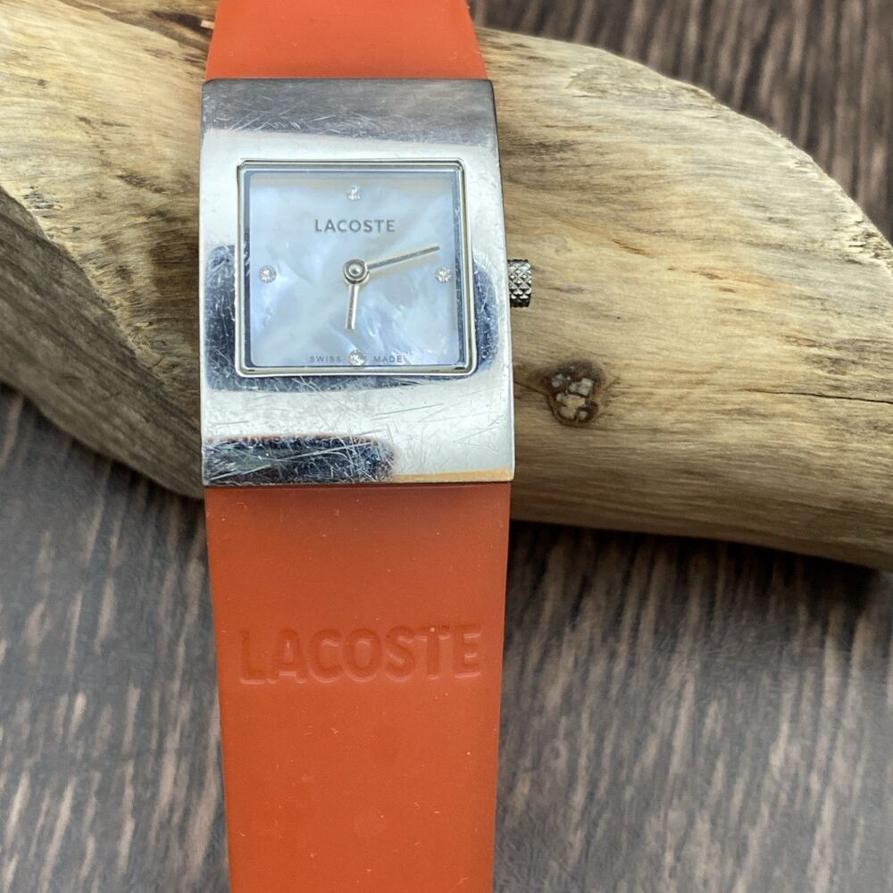 lacoste,TANK ladies watch, stainless steel case, registered Model, 6000 Swiss